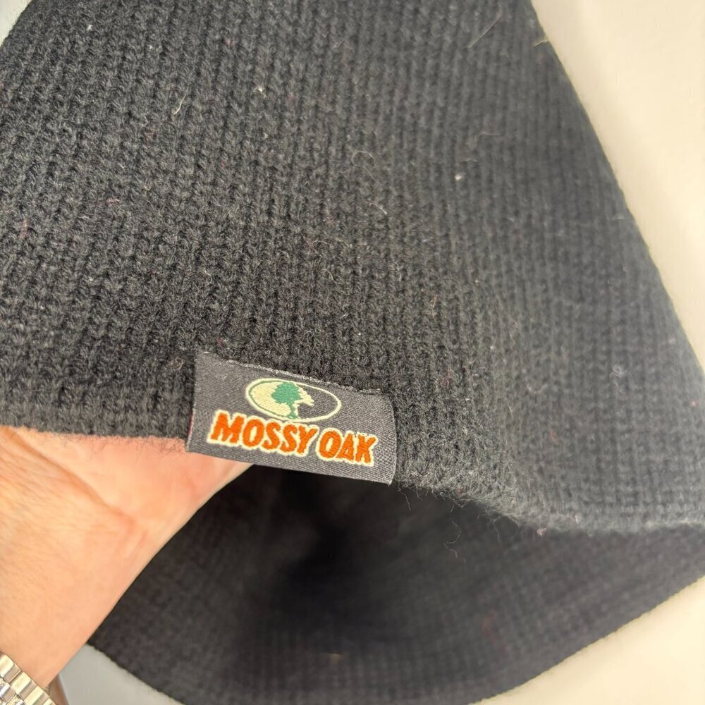 MOSSY OAK Knit Hat Mens OS Black Outdoor Active Hunting Fishing Hiking